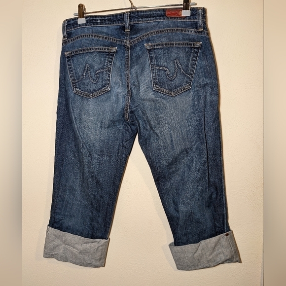 AG Adriana Goldschmied the Shorty cropped cuffed jeans - Picture 4 of 13